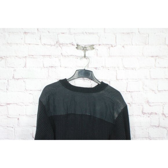 LL Bean Commando Sweater Henley Black Size XXL - Picture 4 of 11